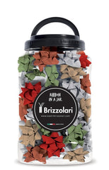 BOTE 120 COCAS ESTRELLAS BRILLO 10M COLORES SURTIDOS | BRIZZOLARI | 1 UNIDAD | 8031653479938