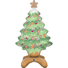 GLOBO ARBOL DE NAVIDAD DE STANDUPS 97 CM | GRABO BALLOONS | 1 UNIDAD | 8050195700065