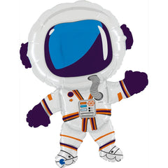 GLOBO ASTRONAUTA FELIZ 71CM | GRABO BALLOONS | 1 UNIDAD | 8050195720346