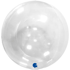 GLOBO GLOBO TRANSPARENTE 38 CM 4D 38 CM | GRABO BALLOONS | ENVASE 5 UDS. UNIDAD | 8050195744397