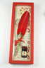 Set escritura pluma con portaplumas rojo y tinta Rubinato