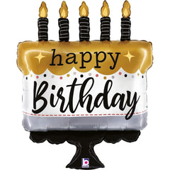 GLOBO CUMPLEAÑOS METALICO SATEN PASTEL 71 CM | GRABO BALLOONS | 1 UNIDAD | 8055513252813