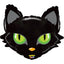 Globo Cabeza de Gato Negro 64 cm Grabo Balloons