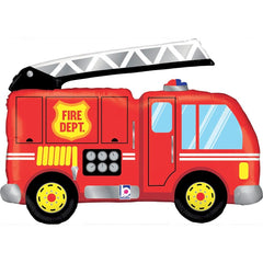 GLOBO CAMION DE BOMBEROS 81CM | GRABO BALLOONS | 1 UNIDAD | 8055513356870