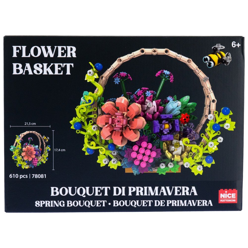 JUEGOS CONSTRUCCION CESTO DE FLORES | DIAMANTINY NICE | 1 UNIDAD | 8056779780812