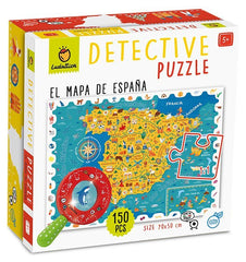 DETECTIVE PUZZLE - MAPA DE ESPAÑA | LUDATTICA | 1 UNIDAD | 8057158622181