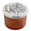 VELA REDONDA 75X50 70 GR, TAPA PLATEADA CON ARBOL DE LA VID | BAGUTTA | 1 UNIDAD | 8057639855848