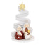 Figura Misterio Plateado 15 cm con Árbol y Caja Bagutta