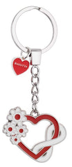 LLAVERO BAGUTTA CORAZON FLORES INFINITO ROJO | BAGUTTA | 1 UNIDAD | 8057639858382