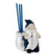 Mikado Figura Gnomo Navideño Azul con Infusor y Caja BAGUTTA