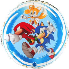 GLOBO R18 SONIC 46 CM | GRABO BALLOONS | ENVASE 5 UDS. UNIDAD | 8057680308539