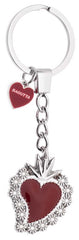 LLAVERO BAGUTTA CORAZON RELLENO ROJO CON FLORES | BAGUTTA | 1 UNIDAD | 8058956700491