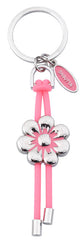 LLAVERO METALICO MARGARITA DE LA SUERTE ROSA | BAGUTTA | 1 UNIDAD | 8058956702693