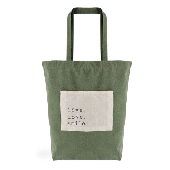 BOLSA TELA ALGODON BOLSILLO VERDE | DCASA | ENVASE 4 UDS. UNIDAD | 8410000119176