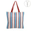 Bolsa plástica reciclada rayas DCASA