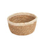 Cesta redonda 20 cm bicolor natural DCASA