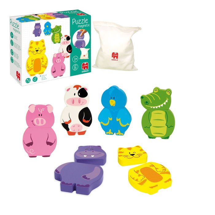 JUEGO PUZZLE MAGNETICO INTERCAMBIABLE | GOULA | 1 UNIDAD | 8410446552346