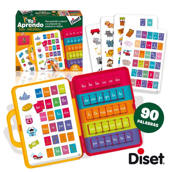 JUEGO EDUCATIVO YO APRENDO LAS SILABAS | DISET | 1 UNIDAD | 8410446637470