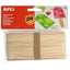 Palos Polo 150x18 Jumbo de Madera Natural 40 Unidades Apli Manualidades
