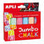 Blister 6 Tizas Jumbo Colores Surtidos