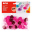 Bolsa 25 Pompones Rosa APLI KIDS para manualidades