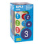 Gomets Numeros Redondos 20 mm Multicolores Apli Pack de 100 unidades