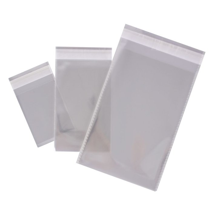 BOLSAS POLIPROPILENO CON CIERRE ADHESIVO 80 X 120 MM 100 U, | 1 UNIDADES | (APLI)