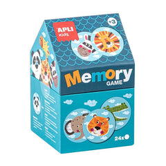 JUEGO MEMORY CASITA SAFARI CAJA 24 PIEZAS | APLI JUEGOS | 1 UNIDAD | 8410782168201