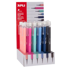 EXPOSITOR 24 PORTAMINAS 0,5 MM COLORES SURTIDOS | 24 UNIDADES | (APLI)