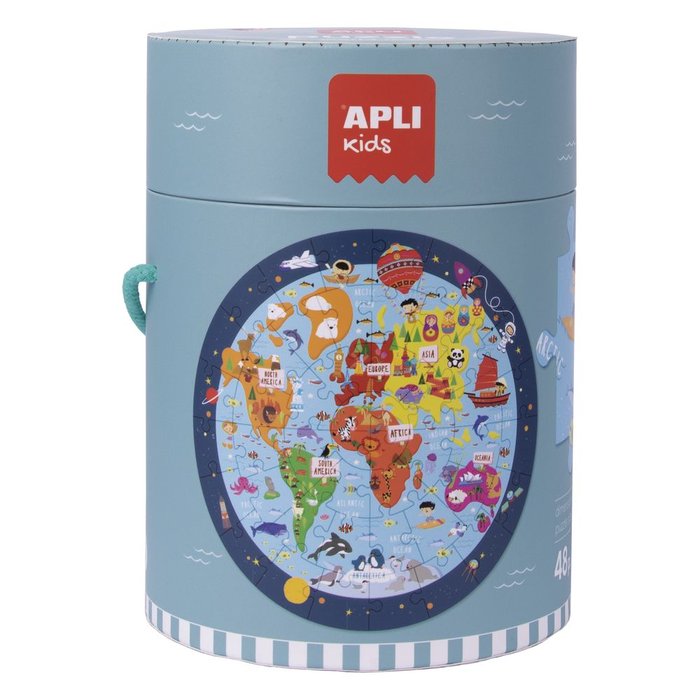 PUZLE CIRCULAR MAPAMUNDI | APLI JUEGOS | 1 UNIDAD | 8410782182016