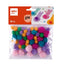 Pompones Colores Suaves Surtidos 50 Unidades APLI Manualidades