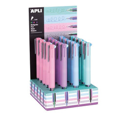 BOLIGRAFO GEL 5 COLORES NORDIK COLLECTION 20 UNIDADES | 20 UNIDADES | (APLI DISEÑO)