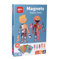 MAGNETS EL CUERPO HUMANO | APLI JUEGOS | 1 UNIDAD | 8410782185314