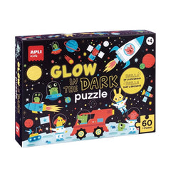 PUZLE FLUORESCENTE ESPACIO 60 PIEZAS TAMAÑO 6 X 6 CM | APLI JUEGOS | 1 UNIDAD | 8410782188131