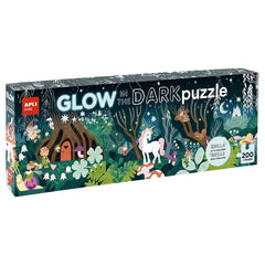 PUZLE INFANTIL GLOW IN THE DARK BOSQUE MAGICO 200 PIEZAS | APLI JUEGOS | 1 UNIDAD | 8410782196921