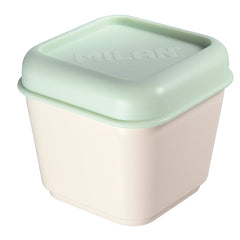 RECIPIENTE PARA ALIMENTOS CUADRADO 0,33 L TAPA VERDE | MILAN DISEÑO | 1 UNIDAD | 8411574084655