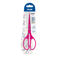 TIJERA MILAN OFICINA 17 CM ACID ROSA BLISTER | 12 UNIDADES | (MILAN)