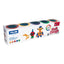 Estuche 5 bote 142g pasta blanda soft dough colores glitter