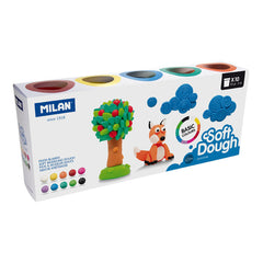 PASTA BLANDA BASIC SOFT DOUGH 85 G 10 COLORES SURTIDOS | 1 UNIDADES | (MILAN)