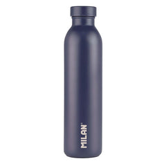 BOTELLA ISOTERMICA MILAN 1918 CAPACIDAD 591ML AZUL MARINO | MILAN DISEÑO | 1 UNIDAD | 8411574092643