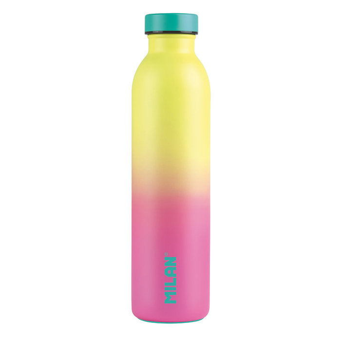 BOTELLA ISOTERMICA SUNSET CAPACIDAD 591ML | MILAN DISEÑO | 1 UNIDAD | 8411574092667