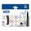 Rotulador Punta Pincel 6 Colores Metalizados | Milan | Pack 1 Unidades