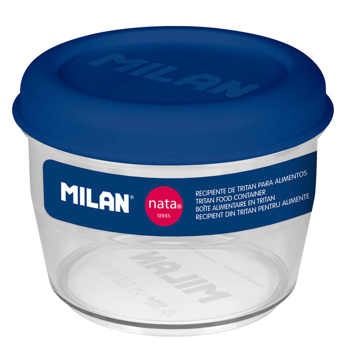 FIAMBRERA TRITAN HERMETICA REDONDA 0 5L NATA 624 AZUL | MILAN DISEÑO | 1 UNIDAD | 8411574106593