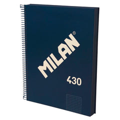 Bloc Espiral Estándar Liso 90g | Milan | Cartón | Formato Estándar | Pack 3 Unidades
