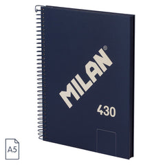 Bloc Espiral Estándar Liso 90g | Milan | Cartón | Formato Estándar | Pack 3 Unidades