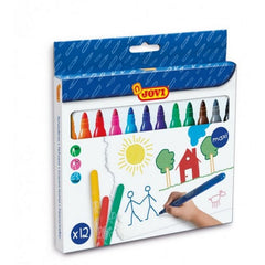 Rotulador Jovi Maxi 1712 C/12 Colores Surtidos | Jovi | Pack 1 Unidades