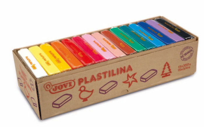 PLASTILINA JOVI 72S COLORES SURTIDOS GRANDE | 12 UNIDADES | (JOVI)
