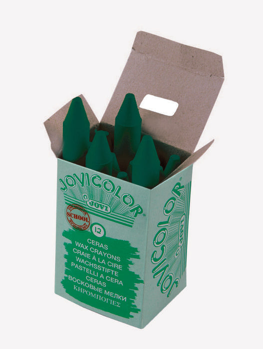 CERA JOVICOLOR 980 VERDE OSCURO | 12 UNIDADES | (JOVI)