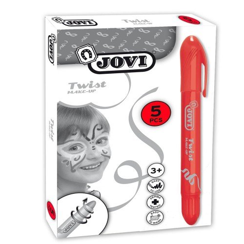 MAQUILLAJE JOVI TWIST ROJO | 5 UNIDADES | (JOVI)