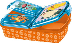 SANDWICHERA PLASTICO 3 DEPARTAMENTOS POKEMON | STOR | 1 UNIDAD | 8412497080205